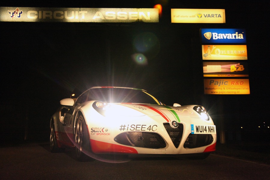 Alfa Romeo 4C Safety Car - TT Circuit Assen - Chris Walker Superbike Rider Alfa Romeo 4C Safety Car - TT Circuit Assen - Chris Walker Superbike Rider